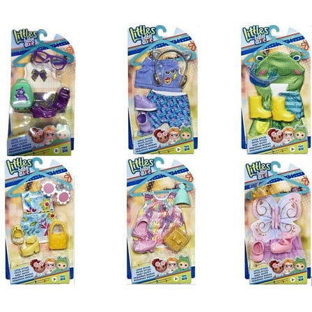 Baby Alive Littles, Little Styles Baby Outfits, 6-Pack, (6 Themes) Doll Clothing
