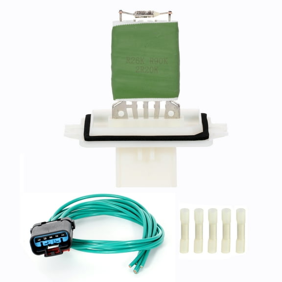 Heater Blower Motor Fan Resistor With Harness Air Conditioning Replacement Parts ECCPP Fit for 2001-2004 for Dodge Dakota /2001-2009 for Dodge for Durango