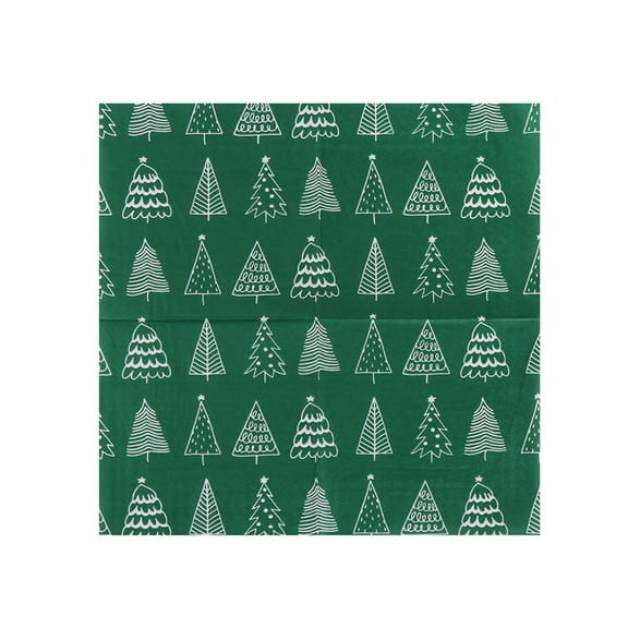Beautynvta 20 Pcs Christmas Napkins, Christmas Tree Printed Napkins, 13'' Disposable Party Luncheon Napkins for Christmas New Year Holiday Dinner Party Supplies