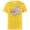 Yellow, variant on Star Wars Princess Leia Galaxy's Best Mom Ombre - Short Sleeve Cotton T-Shirt for Adults - Customized-Athletic Heather