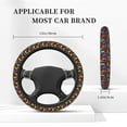 thumbnail image 5 of Naloa Colorful Cats Elastic Steering Wheel Cover, Auto Steering Wheel Cover – 15 Inch , Comfortable Grip, Fit Suvs,Vans Cars,Trucks, 5 of 8