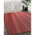 thumbnail image 3 of Ahgly Company Tapis de Zone Carré Rouge Lavable en Machine, 4 Pieds Carré, 3 of 7
