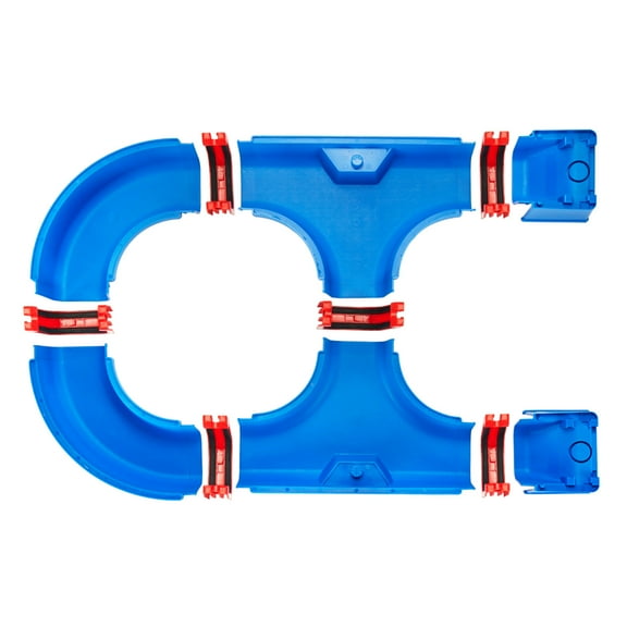 KFFKFF Water Activity Table for Toddlers, Kids Sensory Playset with 39 Accessories, Outdoor Summer Fun Waterway for Backyard, Lawn, or Beach, Interactive Play Table for Children Ages 3 and Up