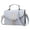 Grey, variant on MUSOIE Women PU Leather Satchel Purse Small Crossbody Messenger Bag Top Handle Work Cross Body Bag