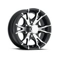 thumbnail image 2 of 15X6 6-Lug on 5.5" Aluminum T07 Trailer Wheel - Black - T07-56655BM, 2 of 2