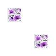 thumbnail image 2 of Injueey Purple Decals Flying PVC Simple Self-adhesive Stickers Self-Assembly Decor Window Sticker Wall Art Mural Living 2piezas, 2 of 6