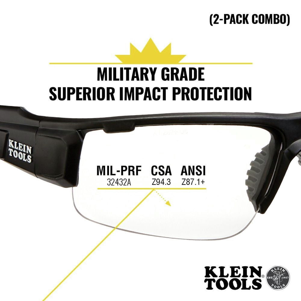 Klein Tools Pro Safety Glasses Semi Combo Pack