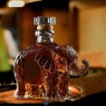 thumbnail image 6 of 2025 Elephant Design Bottle Collection - Unique Animal Glass Set for Men's Home Bar Decor and Special Occasions - White, 6 of 6