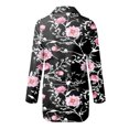 thumbnail image 3 of Gibobby Blazer de mujer Blazer casual para mujer de manga larga con botones de solapa para trabajo y oficina(Rosa,M), 3 of 4
