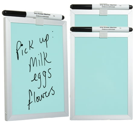Foray 3 Pack 5x7 Magnetic Dry Erase Board Small Foray 3 Pack 5x7 Magnetic Dry Erase Board Small Markers White