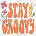 thumbnail image 2 of Hippie Positivity Stay Groovy Flowers Youth T Shirt Tee Girls Infant Toddler Brisco Brands 6M, 2 of 4