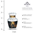 thumbnail image 2 of JAGASY Elephant Funeral Urn for Parents - Green Small Urn for Ashes Adult Male & Female - River Tree Decorative Funeral Urns for Mother - Cremation Urns for Father - (3 Inch), 2 of 7