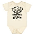 thumbnail image 3 of Inktastic Handpicked for Earth by My Meemaw in Heaven with Angel Wings Boys or Girls Baby Bodysuit, 3 of 5