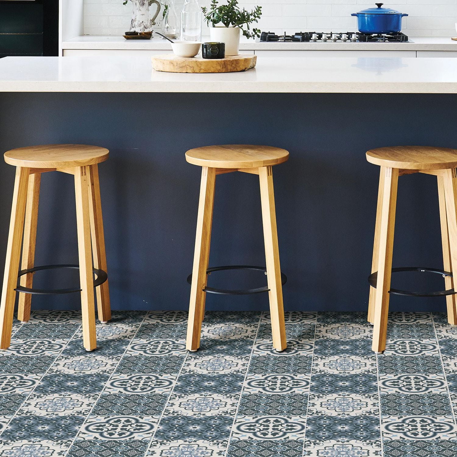 FloorPops Myriad Peel and Stick Floor Tiles Set of 20