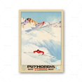 thumbnail image 3 of Póster de esquí vintage de Boston, Noruega, Suiza, Italia, impresión de viaje, paisaje nevado, esquí, pintura en lienzo, imágenes, decoración de pared de habitación, 3 of 5