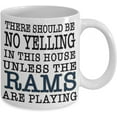 thumbnail image 2 of Rams Fan Game Day Coffee Mug | If You‘re From St.Louis and Love Your Football Team This Large 15oz or Smaller 11oz Ceramic Cup Is For You, 2 of 2