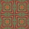 thumbnail image 1 of Ahgly Company Machine Washable Indoor Square Transitional Fire Brick Red Area Rugs, 8' Square, 1 of 7