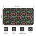 thumbnail image 5 of Green Red Controllers Games Icons Black Pattern Door Rugs,Washable Non Slip Door Mats Indoor,Decorative Door Mats,Entry Mat Indoor for Entrance,Bedroom,Kitchen,Bathroom,30"x17", 5 of 6
