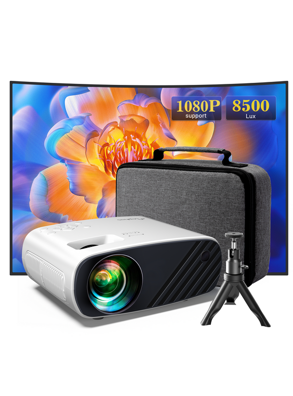 Mini Projector, ELEPHAS 8000LM Portable Projector 1080P HD Movie Projector Compatible with Android/iOS/Windows/TV Stick/HDMI/USB