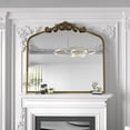 thumbnail image 7 of GODCHAR 36"x30" Decorative Mirror Baroque Arched Vintage Bathroom Wall Mirror, 7 of 7