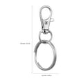 thumbnail image 5 of 30 Pcs Swivel Snap Hooks with Key Rings Small Keyring Rings Hoops with Lobster Claw Buckle Keys Attachments for Keys Organization and Craft Making, 5 of 5