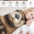 thumbnail image 3 of ARISTURING  Otter Blanket Cute Animal Blanket Soft Fuzzy Plush Throw Blankets for Couch Bed, 3 of 6