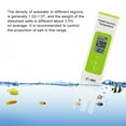 thumbnail image 2 of Testeur de Salinité 5 en 1 TDS EC Eau de Mer Testeur de Qualité de l'Eau Multifonction avec Rétroéclairage Instrumentation Multiparamètres, 2 of 9