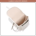 thumbnail image 4 of Flap Classic Crossbodys for Women Genuine Leather Simple Shoulder Bags Small Saddle Handbags and Purses, 4 of 7