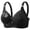 ZA-Black, variant on HNMKIU Bras for Women Solid Thin Comfortable Bra Daily Casual Light Support Wireless