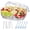 clear (2pcs), variant on INNOVATIVE LIFE Appetizer Serving Trays on Ice with Lid, Chilled Serving Platters for Food, Veggie, Clear