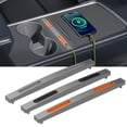 thumbnail image 3 of BUYISI Durable Central Console Usb Hub Organizer Docking Station Usb Hub Organizer Abs+Tpu Black For Tesla For Model 3 Orange, 3 of 4