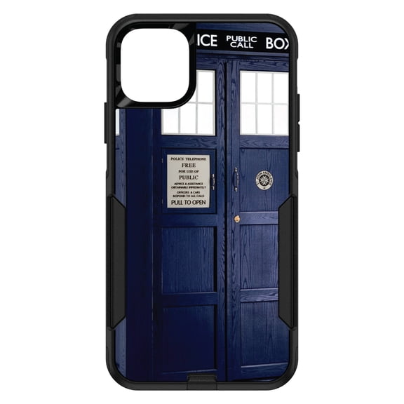 DistinctInk Custom SKIN / DECAL compatible with OtterBox Commuter for iPhone 11 Pro (5.8" Screen) - TARDIS Police Call Box