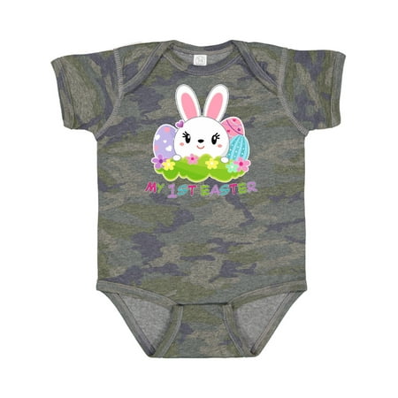

Inktastic My First Easter- Cute Bunny with Eggs Boys or Girls Baby Bodysuit