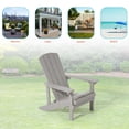 thumbnail image 5 of CHYVARY 1 Peak Adirondack Chair, Fire Pit Outdoor Patio Furniture,Light Gray, 5 of 6