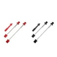 thumbnail image 1 of LOVIVER 2pcs Anti Theft Wheel Skewers Set Front / Rear Axle Aluminum Alloy Nut Steel Axle, 1 of 8