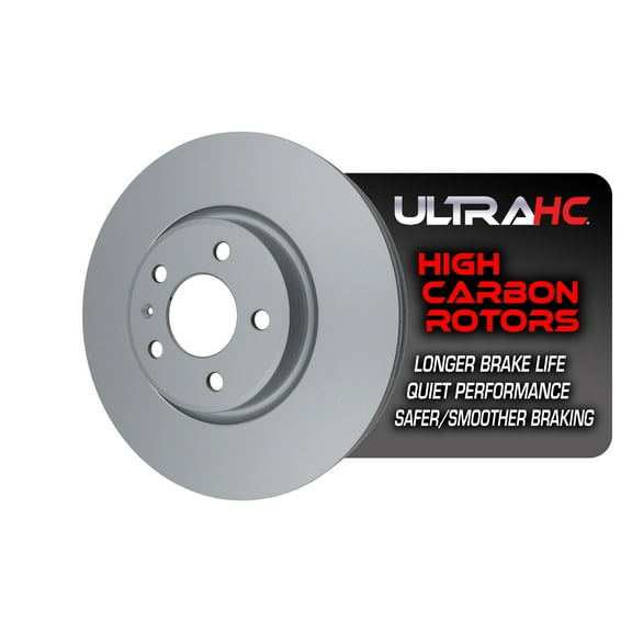 UltraHC Coated High Carbon Brake Rotor, Front UR004522, Audi A4 2016-2012
