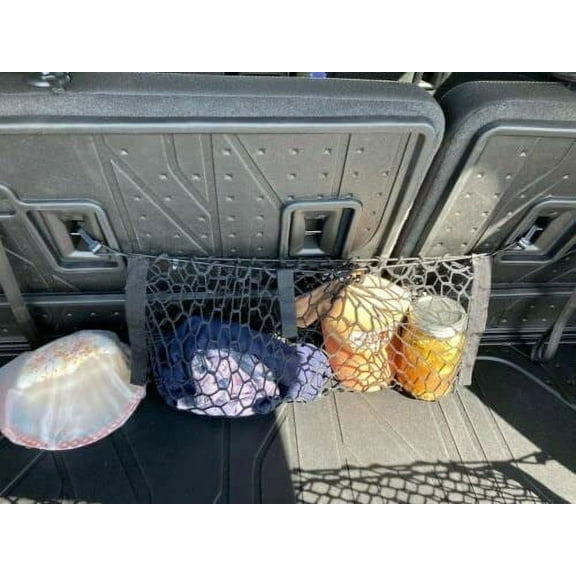 EACCESSORIES EA Rear Trunk Organizer Cargo Net for Chevrolet Blazer 2019-2023 – Envelope Style Cargo Net for SUV – Premium Mesh Elastic Car Trunk Organizer – Compatible with Chevy Blazer