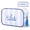 Blue, variant on Xdziklosj Mahjong Tile Bag for 166 American Tiles, Embroidered Zipper Storage Pouch (Case Only) for Game Party Travel Gatherings Blue
