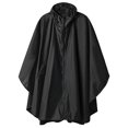 thumbnail image 4 of Prendas De Vestir Impermeables, Poncho Para La Lluvia, Chaqueta Unisex Con Capucha Para Exteriores Con Bolsillos, Impermeable Ligero Para Senderismo, Camping, Conciertos Vogacara OD013610-00, 4 of 6