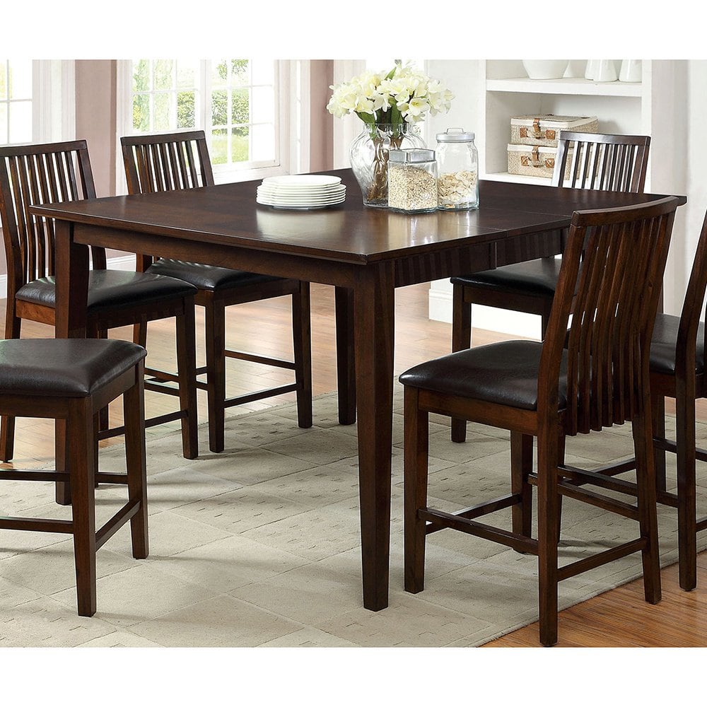 Furniture of America Copter Transitional Dark Walnut ...