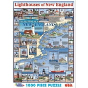White Mountain Puzzles, Lighthouses of New England 1000 Piece Puzzle