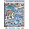 White Mountain Puzzles, Lighthouses of New England 1000 Piece Puzzle