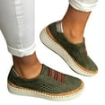 thumbnail image 3 of ZTTD Women's Fashion Casual Hollow-Out Round Toe Slip On Shoes Thick Bottom Sneakers, 3 of 9
