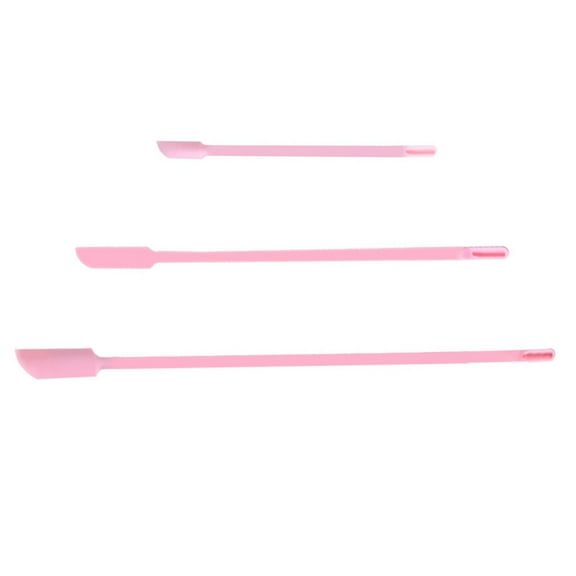 Zhiyie 3pcs Silicone Spatulas Beauty Makeup Scraper Reusable Bottle Lotion Spatulas