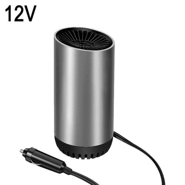Cup-Shaped Car Heater Dual Battery Compatible, Fast Heating for Cars, Trucks, and SUVs, Paint ABS Material
