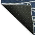 thumbnail image 3 of Addison Rugs Mayfield Washable Coastal Rope Navy Runner Rug, 2'3" x 7'6", 3 of 5