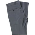 thumbnail image 3 of Perry Ellis Mens Slim Fit Twill Casual Trouser Pants, Grey, 31W x 32L, 3 of 3