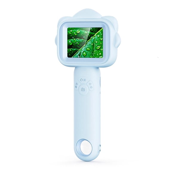 MOMOJIA Microscope 500x Magnification 2.4in Screen Support PC Educational Science Toys