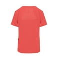 thumbnail image 3 of Natural Uniforms Women's Scrub Set Cool 4-Way Stretch Jogger Medical Scrub Set (Coral, 3X-Large), 3 of 5