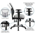 thumbnail image 4 of Flash Furniture Nicholas Ergonomic Mid-Back Swivel Office and Gaming Chair, Gray, 4 of 14